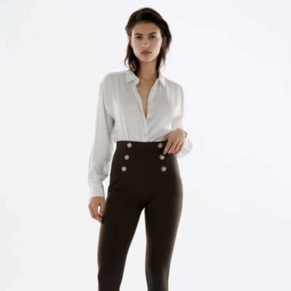 TWO PAIR NWT Zara Leggings M - NEVER WORN!